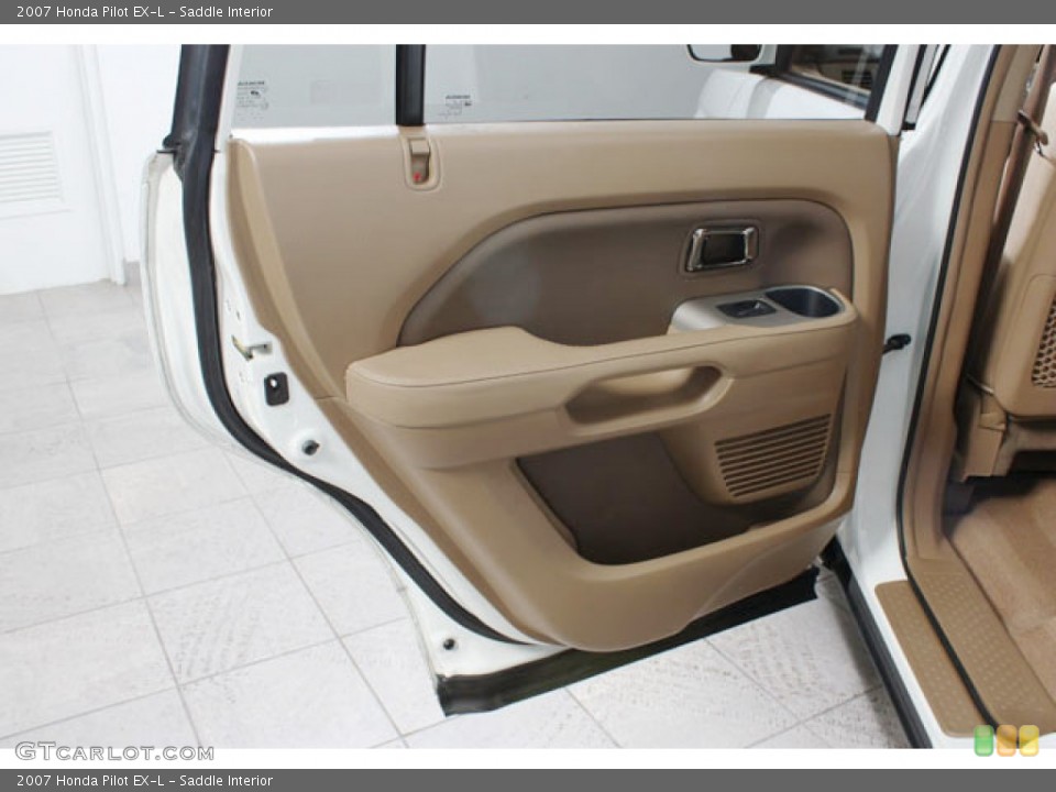 Saddle Interior Door Panel for the 2007 Honda Pilot EX-L #58877910