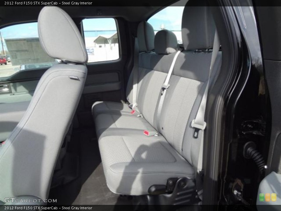 Steel Gray Interior Photo for the 2012 Ford F150 STX SuperCab #58878370
