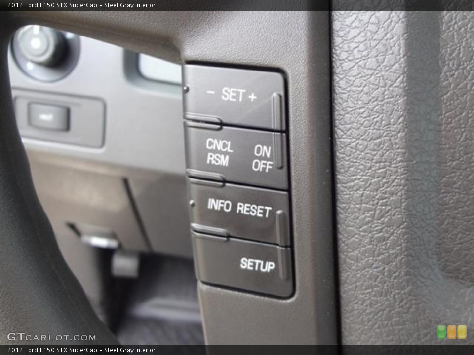 Steel Gray Interior Controls for the 2012 Ford F150 STX SuperCab #58878438