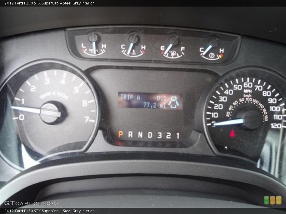 Steel Gray Interior Gauges for the 2012 Ford F150 STX SuperCab #58878459