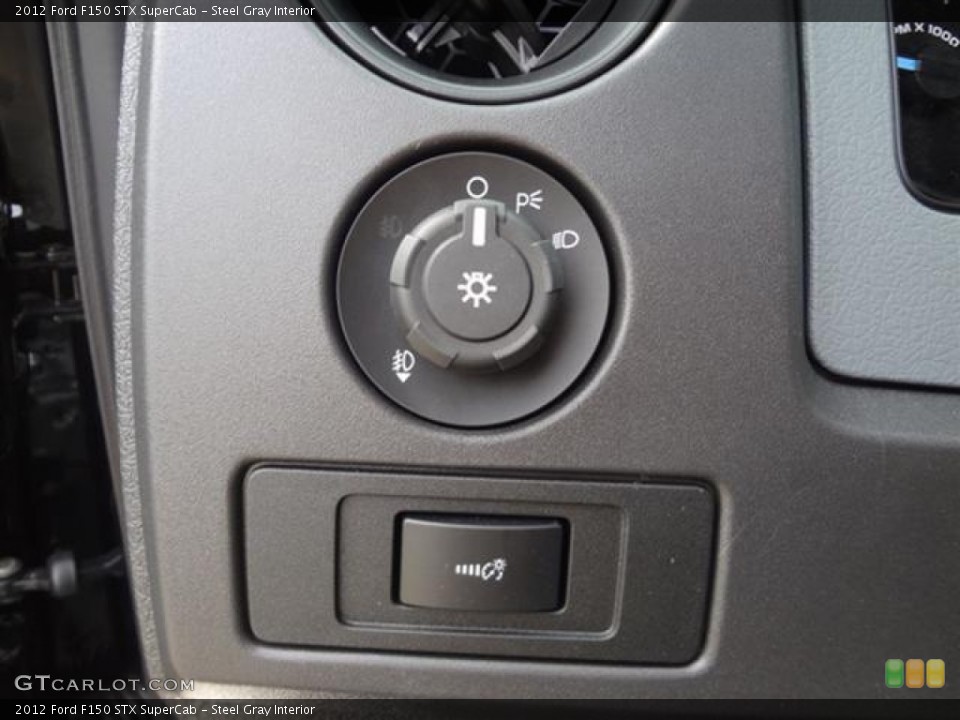 Steel Gray Interior Controls for the 2012 Ford F150 STX SuperCab #58878471
