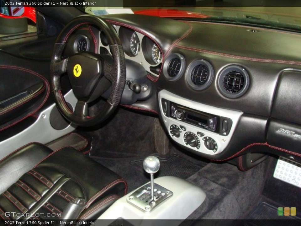Nero (Black) Interior Dashboard for the 2003 Ferrari 360 Spider F1 #58879677