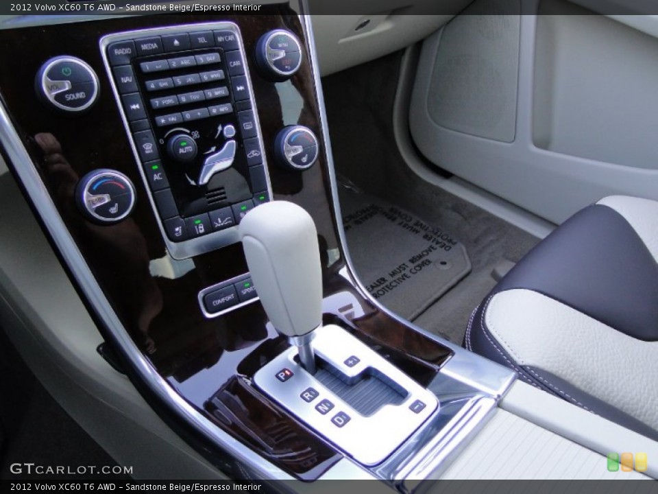 Sandstone Beige/Espresso Interior Transmission for the 2012 Volvo XC60 T6 AWD #58881166