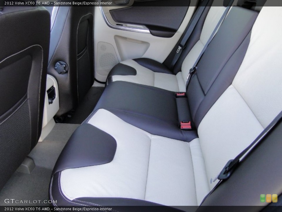 Sandstone Beige/Espresso Interior Photo for the 2012 Volvo XC60 T6 AWD #58881216