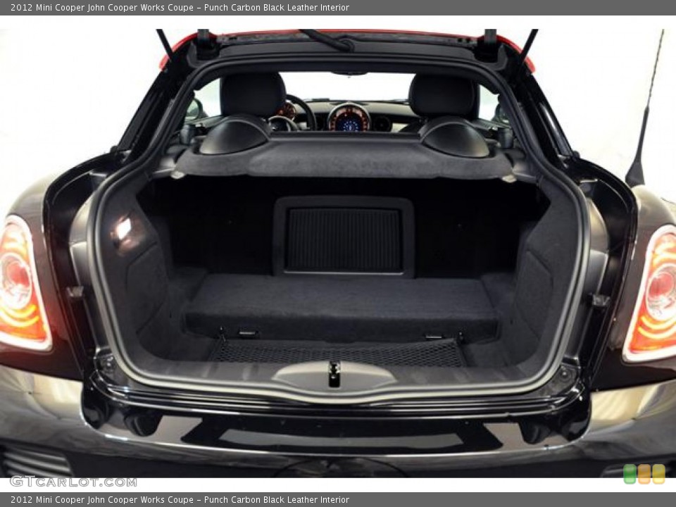Punch Carbon Black Leather Interior Trunk for the 2012 Mini Cooper John Cooper Works Coupe #58882536