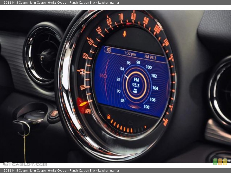 Punch Carbon Black Leather Interior Gauges for the 2012 Mini Cooper John Cooper Works Coupe #58882572