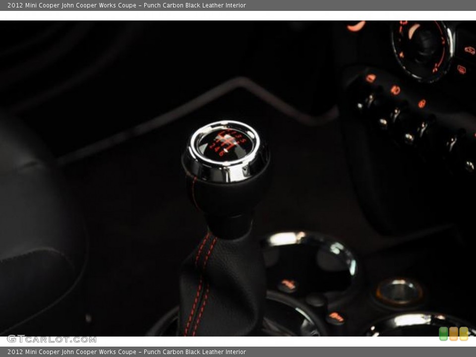 Punch Carbon Black Leather Interior Transmission for the 2012 Mini Cooper John Cooper Works Coupe #58882596