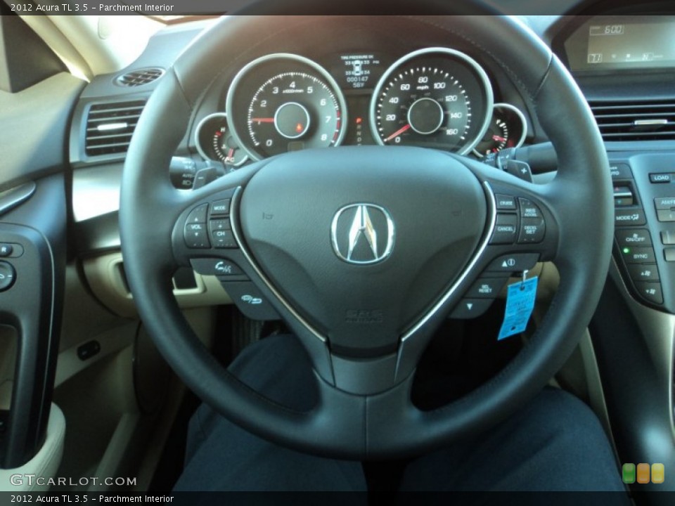 Parchment Interior Steering Wheel for the 2012 Acura TL 3.5 #58883511