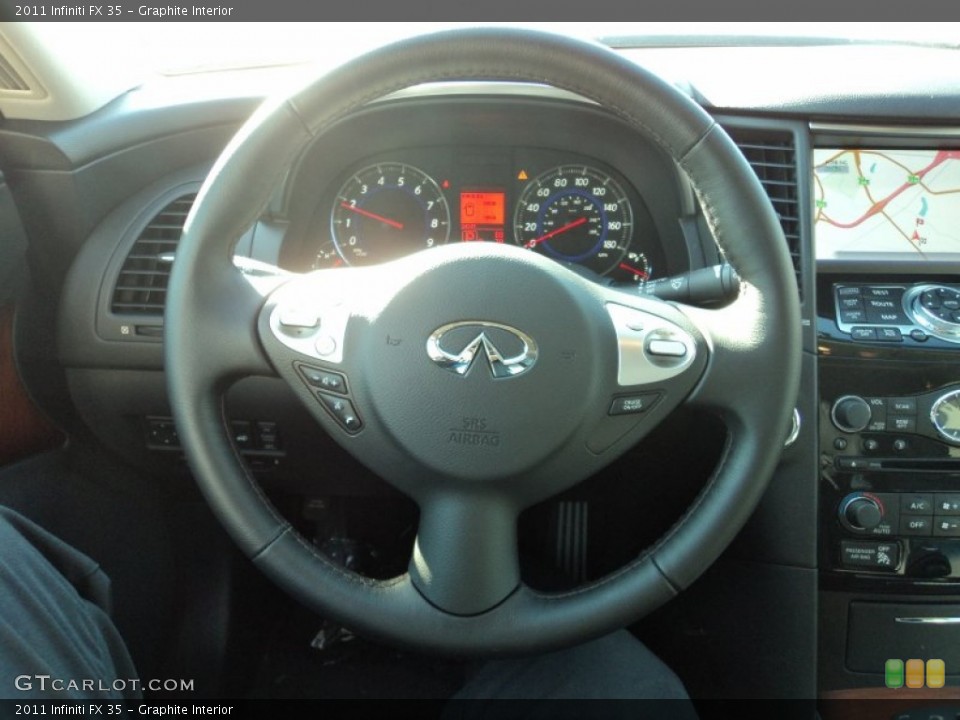 Graphite Interior Steering Wheel for the 2011 Infiniti FX 35 #58883715