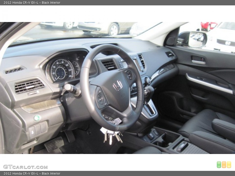 Black Interior Dashboard for the 2012 Honda CR-V EX-L #58884096