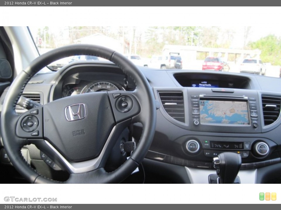 Black Interior Dashboard for the 2012 Honda CR-V EX-L #58884174