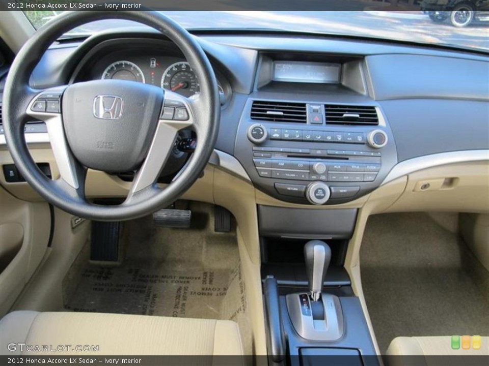 Ivory Interior Dashboard for the 2012 Honda Accord LX Sedan #58884600