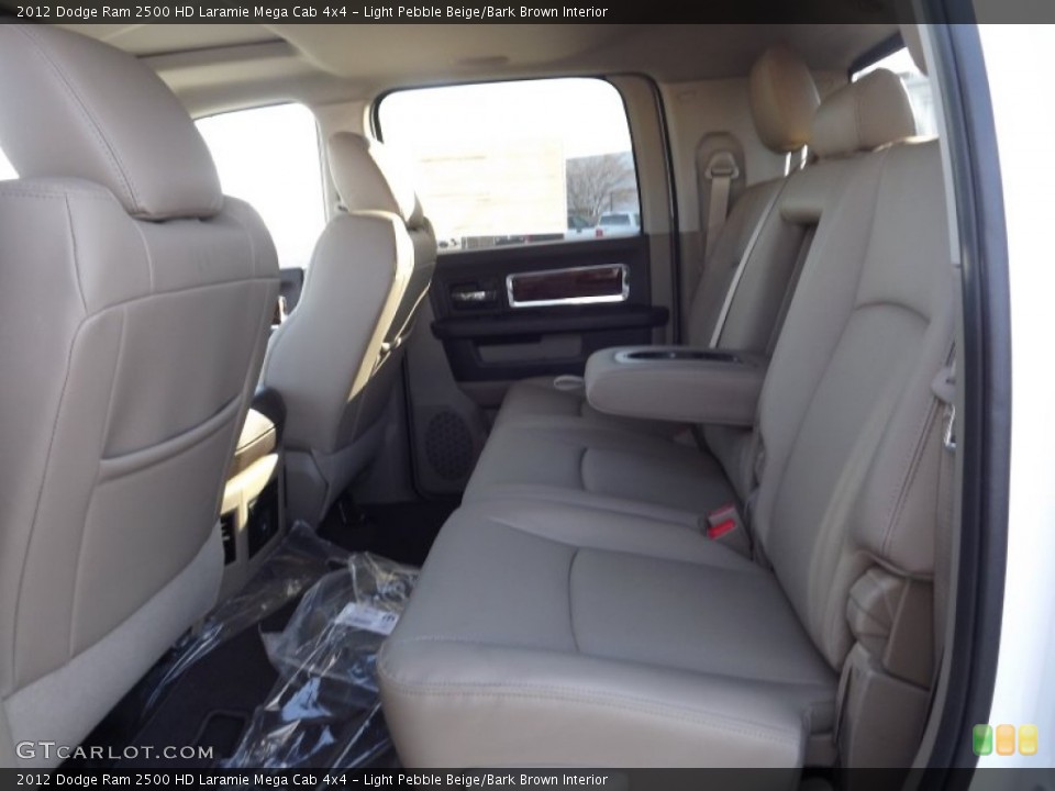 Light Pebble Beige/Bark Brown Interior Photo for the 2012 Dodge Ram 2500 HD Laramie Mega Cab 4x4 #58884765