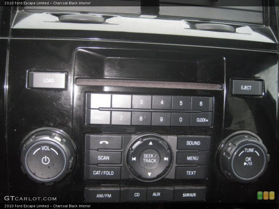 Charcoal Black Interior Controls for the 2010 Ford Escape Limited #58886637