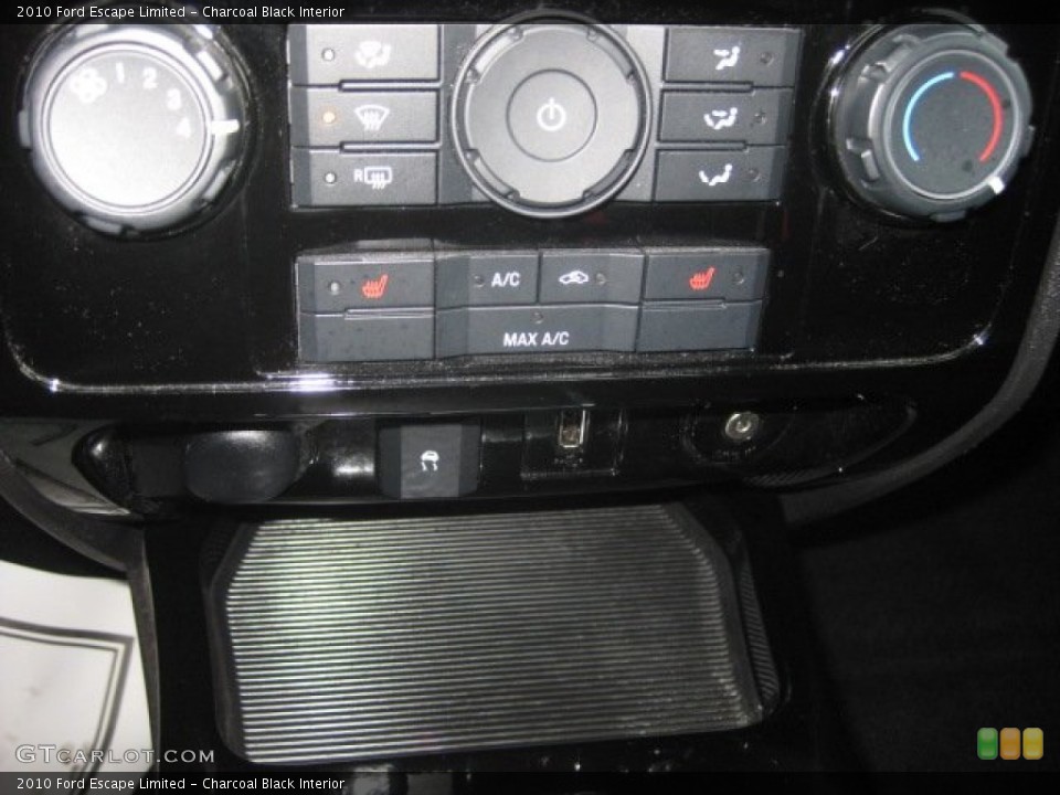 Charcoal Black Interior Controls for the 2010 Ford Escape Limited #58886649