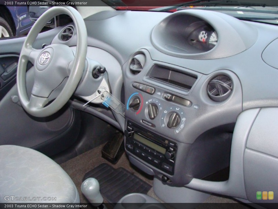 Shadow Gray Interior Dashboard for the 2003 Toyota ECHO Sedan #58887246