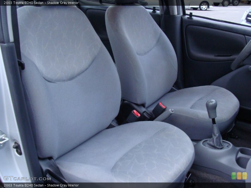Shadow Gray Interior Photo for the 2003 Toyota ECHO Sedan #58887255