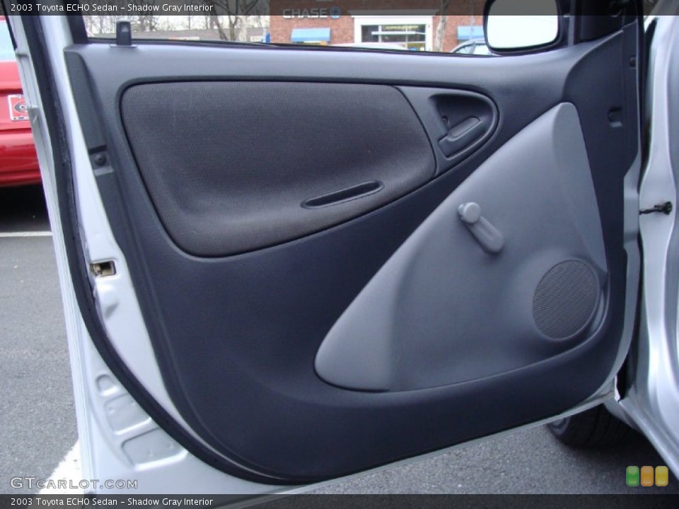 Shadow Gray Interior Door Panel for the 2003 Toyota ECHO Sedan #58887276