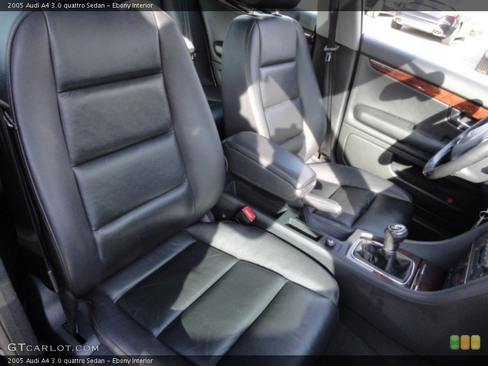 Ebony Interior Photo for the 2005 Audi A4 3.0 quattro Sedan #58888089
