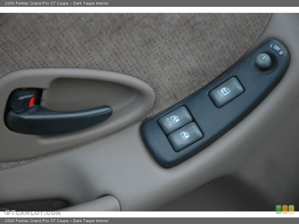 Dark Taupe Interior Controls for the 2000 Pontiac Grand Prix GT Coupe #58888761