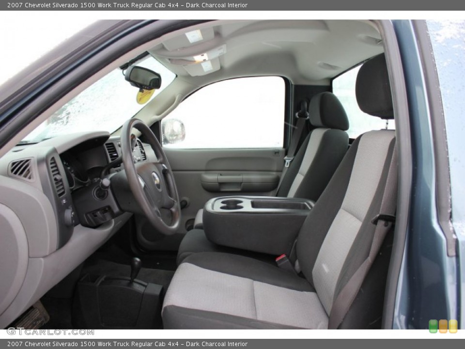 Dark Charcoal Interior Photo for the 2007 Chevrolet Silverado 1500 Work Truck Regular Cab 4x4 #58889508