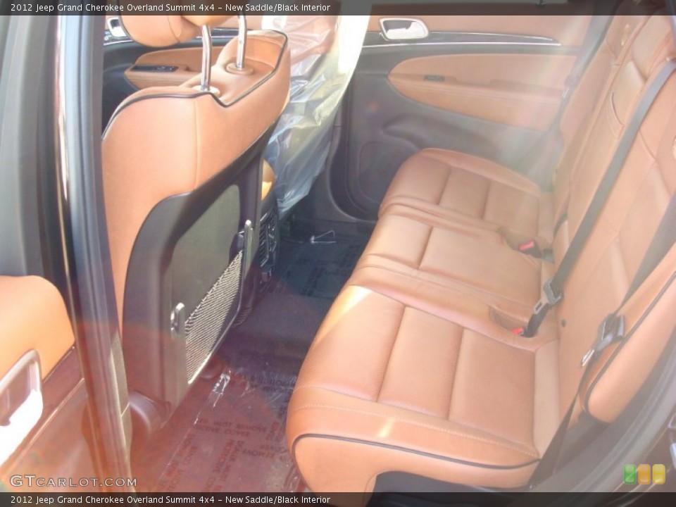 New Saddle/Black Interior Photo for the 2012 Jeep Grand Cherokee Overland Summit 4x4 #58889733