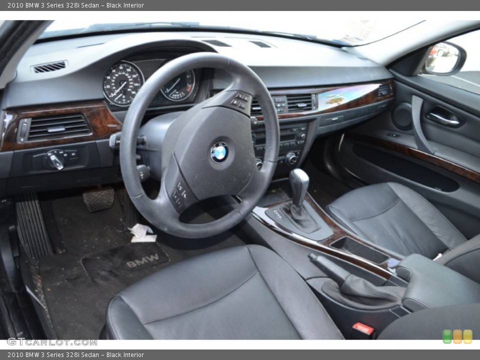 Black Interior Prime Interior for the 2010 BMW 3 Series 328i Sedan #58889991