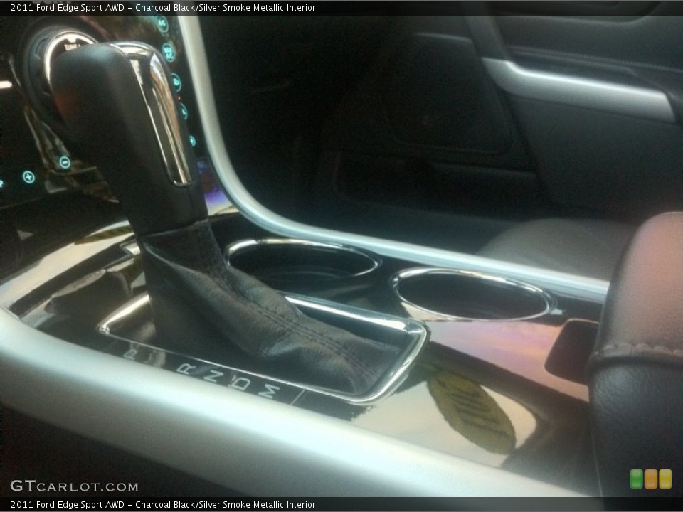 Charcoal Black/Silver Smoke Metallic Interior Transmission for the 2011 Ford Edge Sport AWD #58893345
