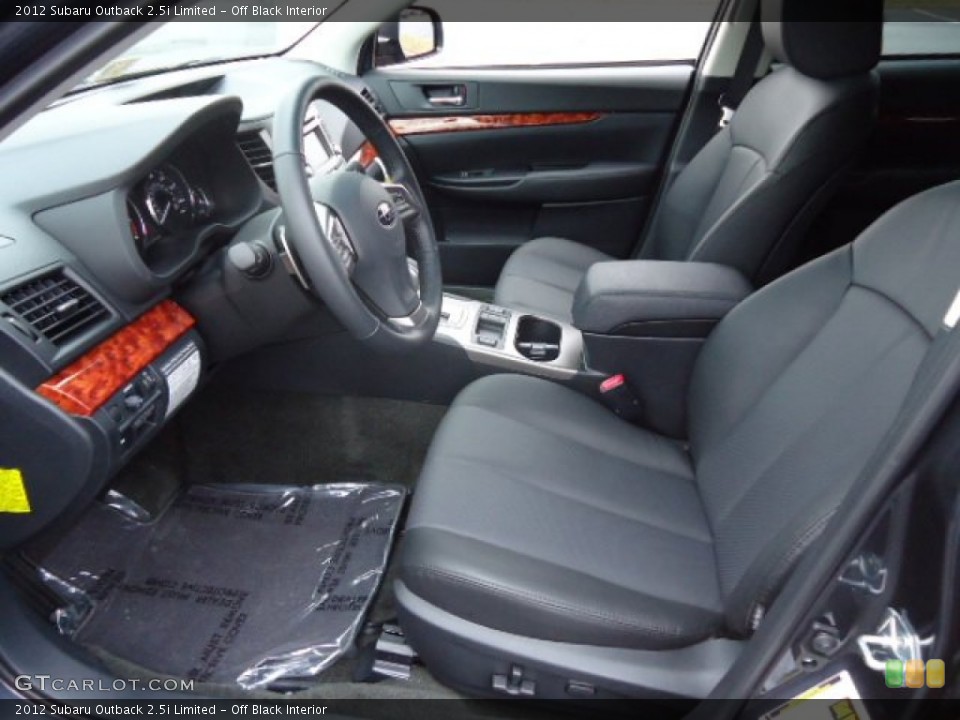 Off Black Interior Photo for the 2012 Subaru Outback 2.5i Limited #58895536