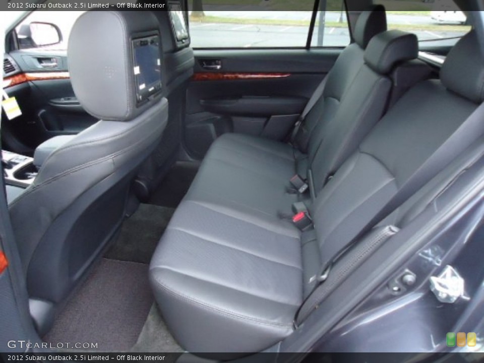 Off Black Interior Photo for the 2012 Subaru Outback 2.5i Limited #58895547