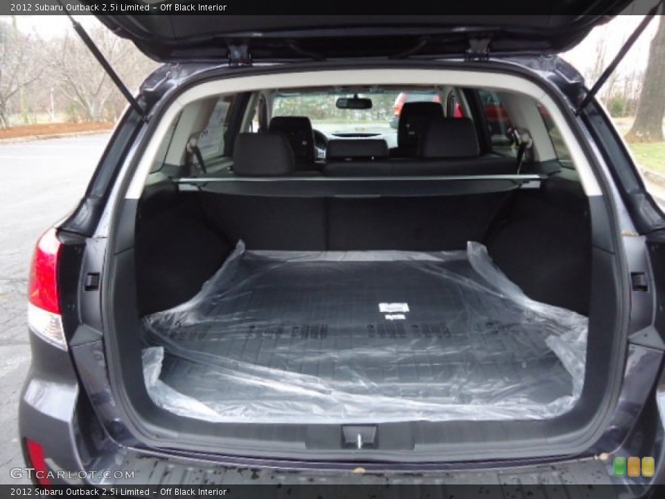 Off Black Interior Trunk for the 2012 Subaru Outback 2.5i Limited #58895556