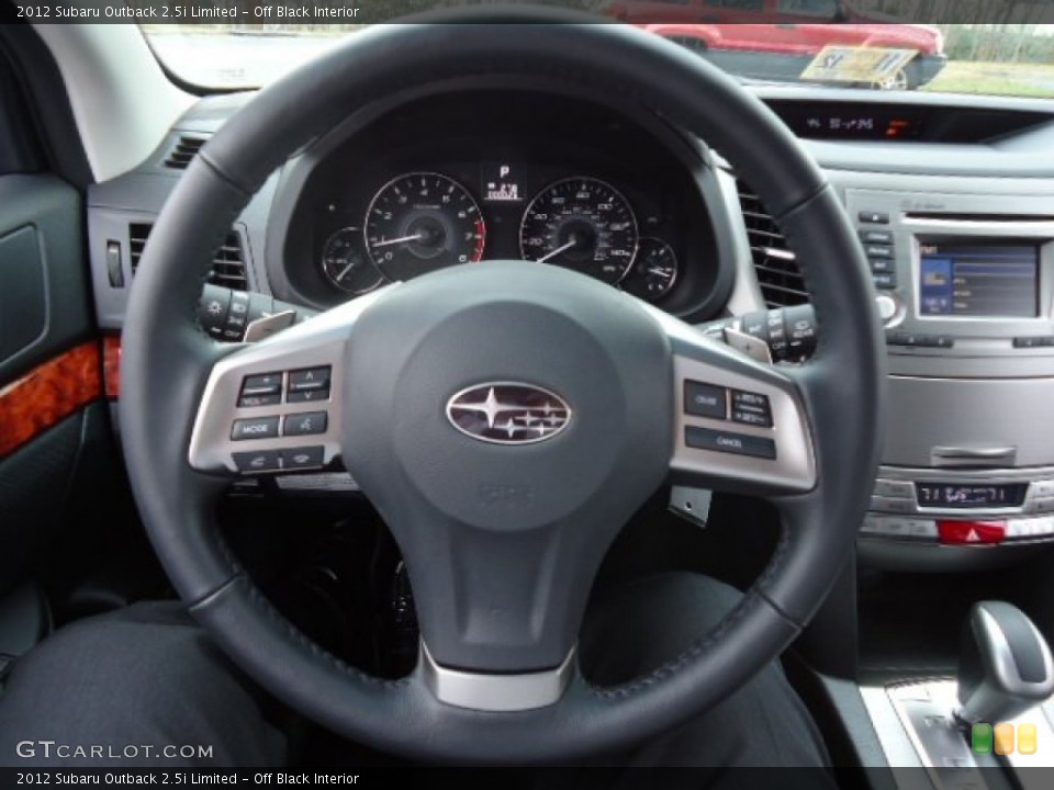 Off Black Interior Steering Wheel for the 2012 Subaru Outback 2.5i Limited #58895589