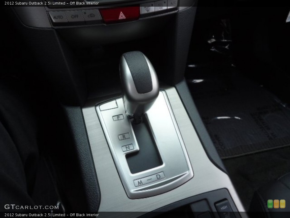 Off Black Interior Transmission for the 2012 Subaru Outback 2.5i Limited #58895649
