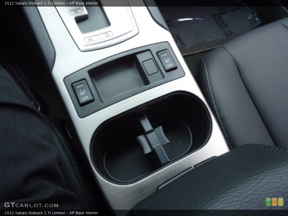 Off Black Interior Controls for the 2012 Subaru Outback 2.5i Limited #58895658