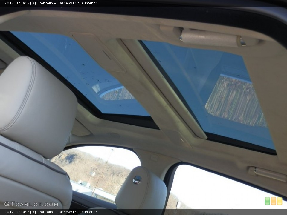 Cashew/Truffle Interior Sunroof for the 2012 Jaguar XJ XJL Portfolio #58895835
