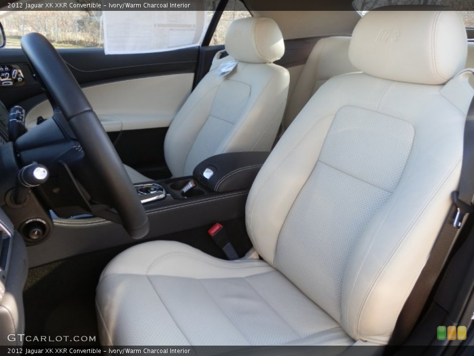 Ivory/Warm Charcoal 2012 Jaguar XK Interiors