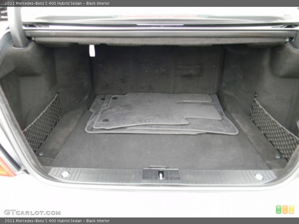 Black Interior Trunk for the 2011 Mercedes-Benz S 400 Hybrid Sedan #58896468