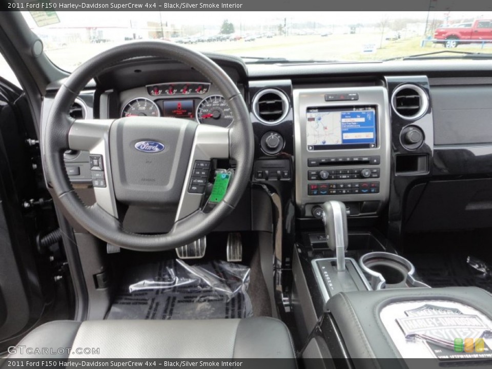 Black/Silver Smoke Interior Dashboard for the 2011 Ford F150 Harley-Davidson SuperCrew 4x4 #58897686