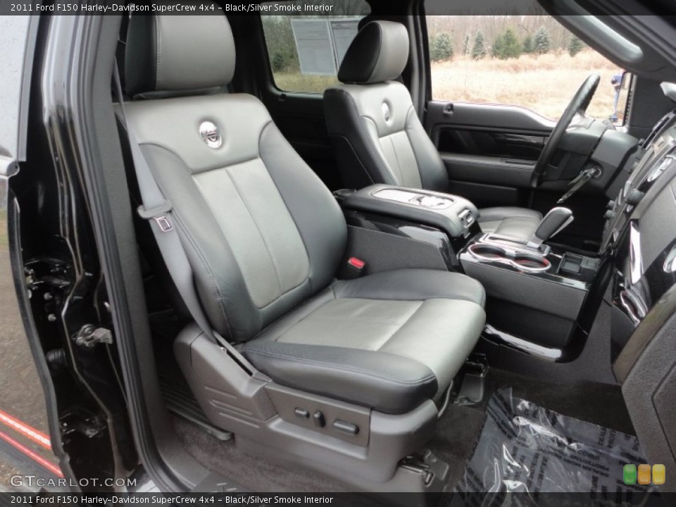 Black/Silver Smoke Interior Photo for the 2011 Ford F150 Harley-Davidson SuperCrew 4x4 #58897803