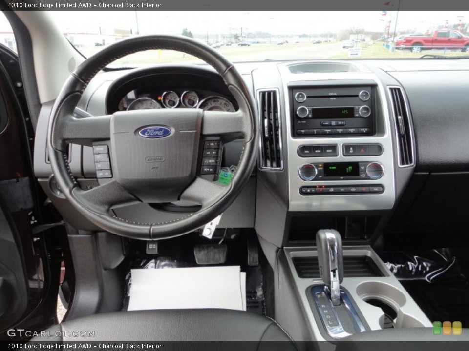 Charcoal Black Interior Dashboard for the 2010 Ford Edge Limited AWD #58898496
