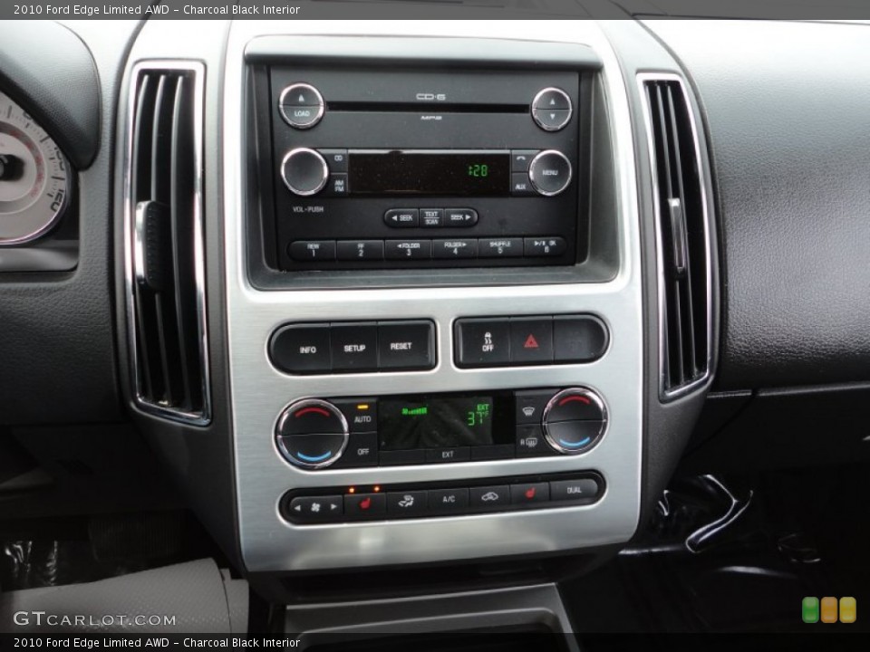 Charcoal Black Interior Controls for the 2010 Ford Edge Limited AWD #58898658
