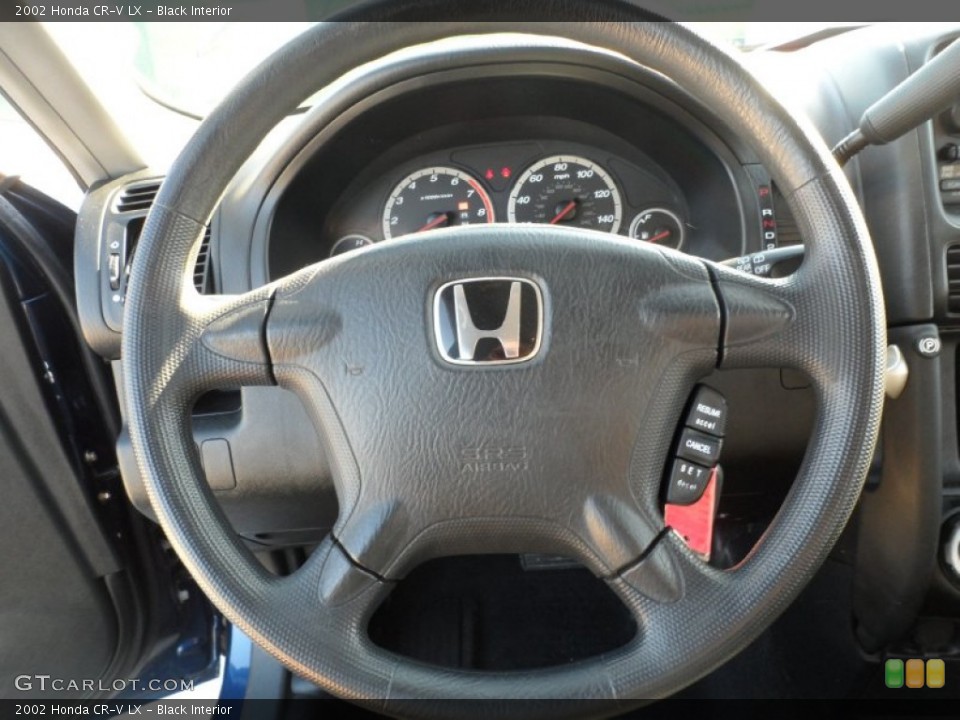 Black Interior Steering Wheel for the 2002 Honda CR-V LX #58898949