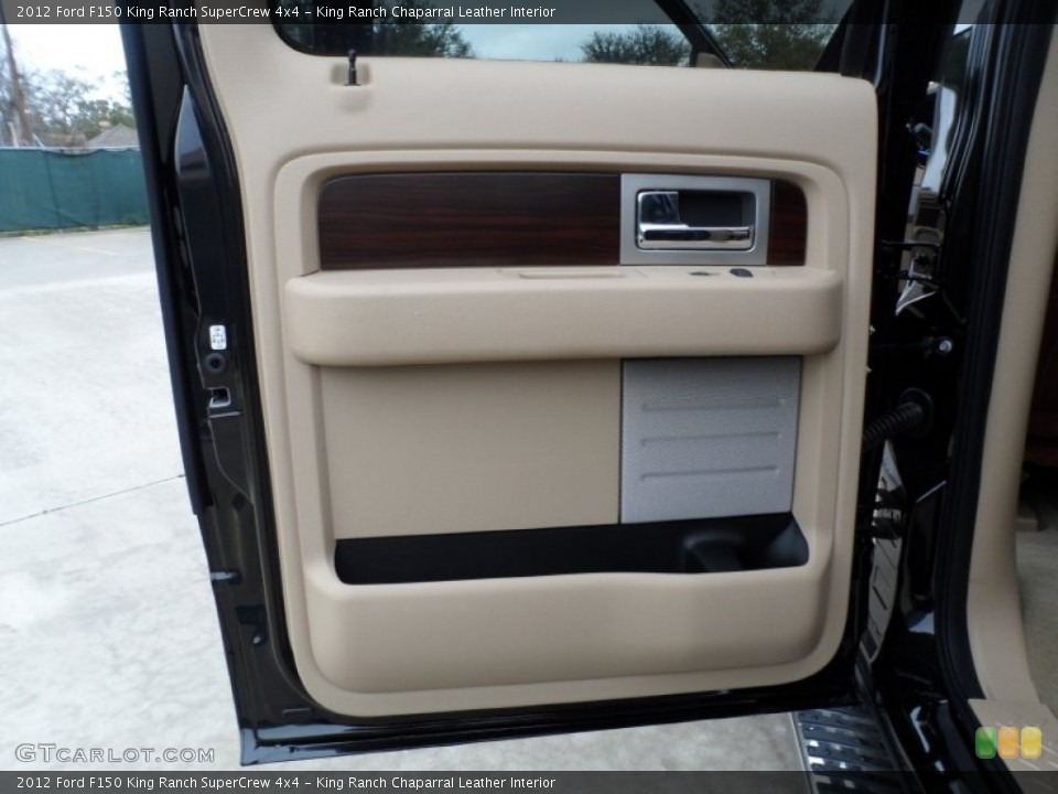 King Ranch Chaparral Leather Interior Door Panel for the 2012 Ford F150 King Ranch SuperCrew 4x4 #58899171