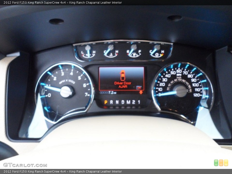 King Ranch Chaparral Leather Interior Gauges for the 2012 Ford F150 King Ranch SuperCrew 4x4 #58899300