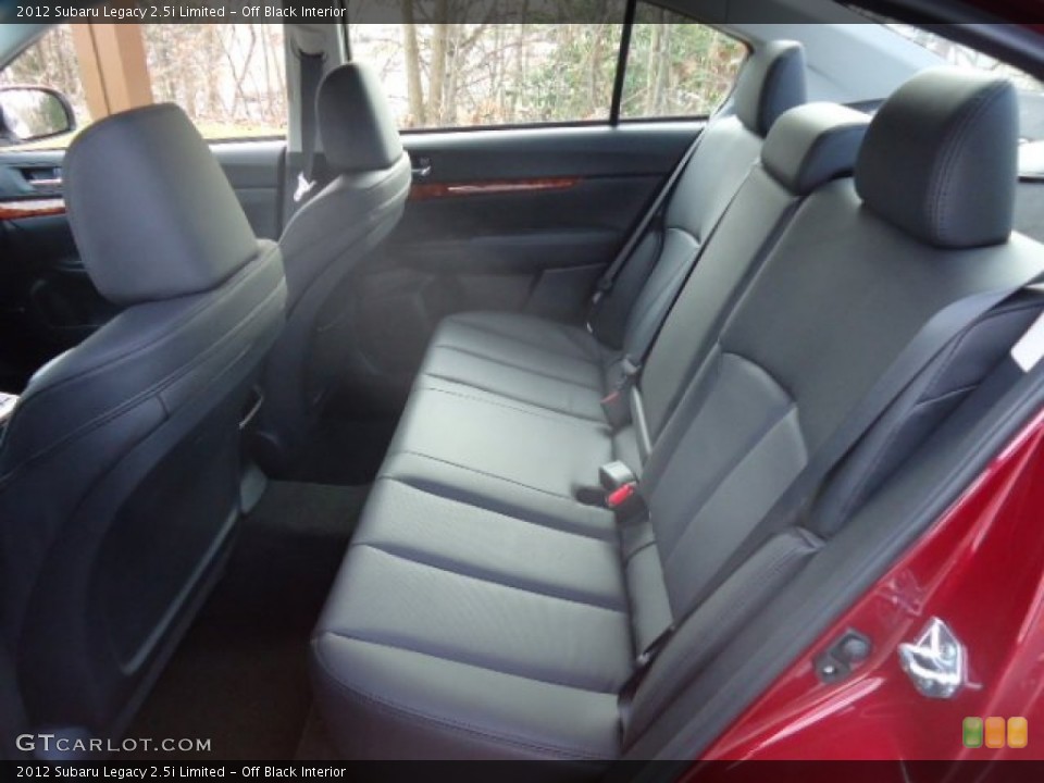 Off Black Interior Photo for the 2012 Subaru Legacy 2.5i Limited #58899645