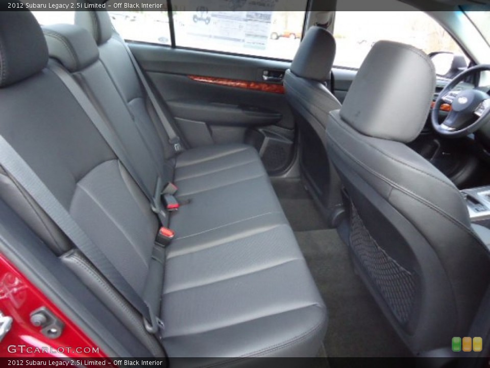 Off Black Interior Photo for the 2012 Subaru Legacy 2.5i Limited #58899657
