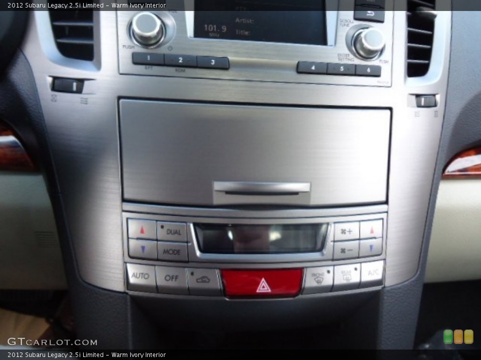 Warm Ivory Interior Controls for the 2012 Subaru Legacy 2.5i Limited #58900077
