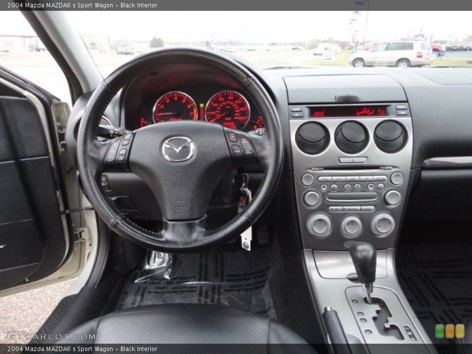 Black Interior Dashboard for the 2004 Mazda MAZDA6 s Sport Wagon #58901433
