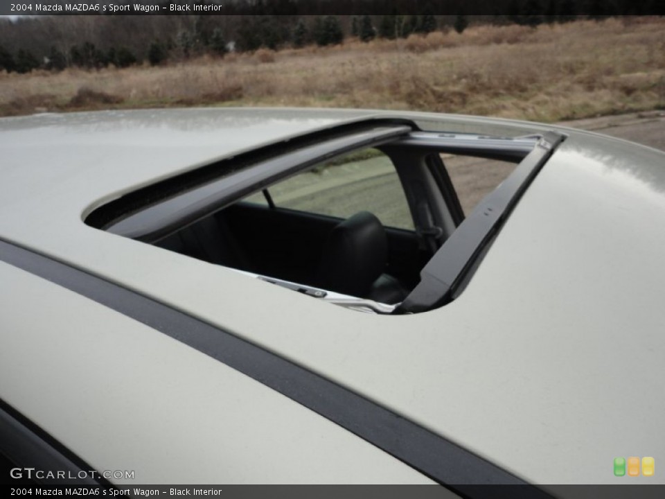 Black Interior Sunroof for the 2004 Mazda MAZDA6 s Sport Wagon #58901526