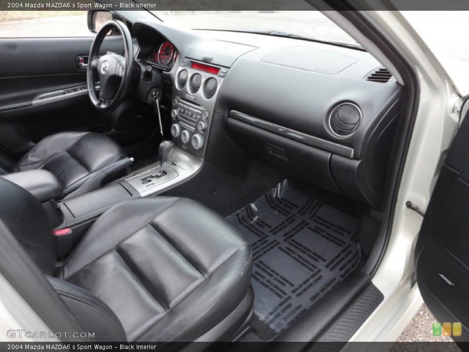 Black Interior Dashboard for the 2004 Mazda MAZDA6 s Sport Wagon #58901544